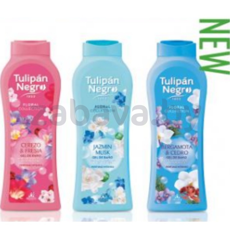 Гель для душа Tulipan Negro, 650 мл, в ассорт.