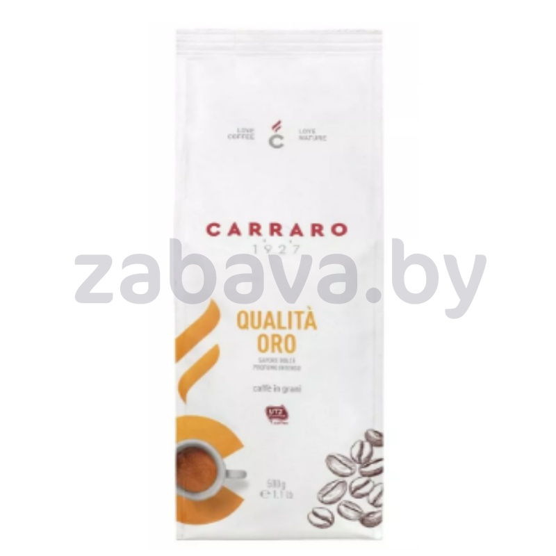 Кофе зерновой Carraro Qualita Oro, 500 г