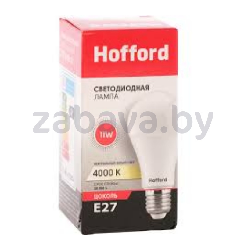 Лампа светодиодная Hofford E27, A60 9W 4000K или 11W 3000K