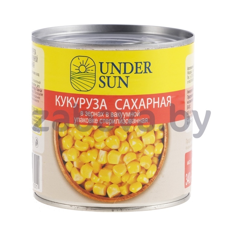 Кукуруза сахарная Under Sun, 340 г