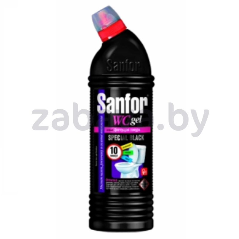 Гель чистящий Sanfor WC Gel Black, 750 г