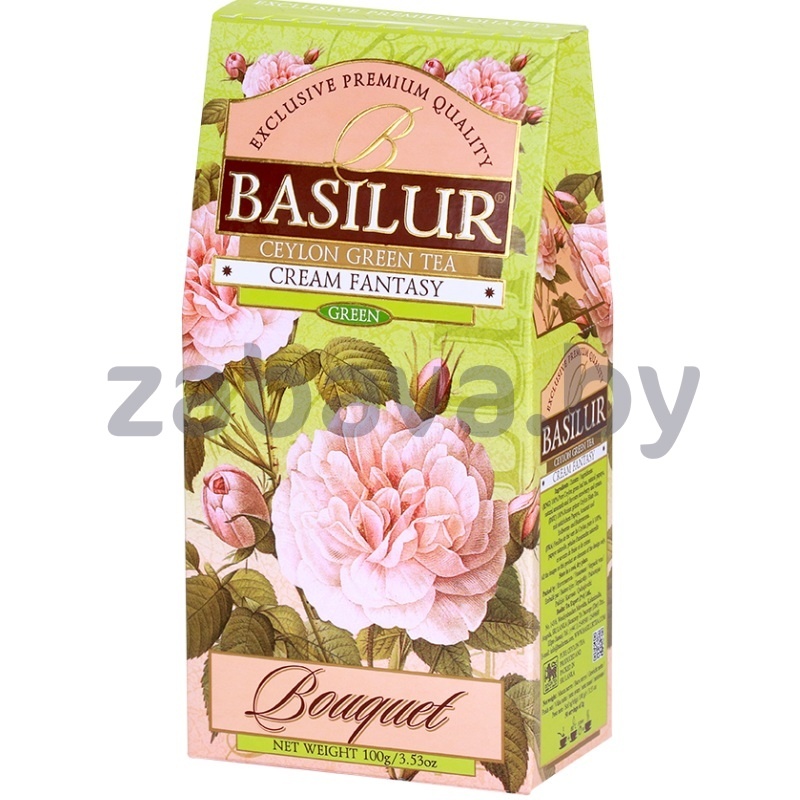 Чай Basilur Bouquet Cream Fantasy, зеленый, 100 г
