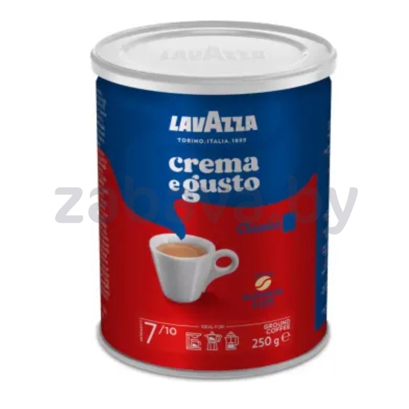 Кофе Lavazza Crema e Gusto, ж/б, 250 г
