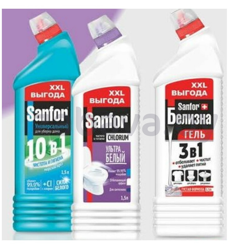 Средство чистящее Sanfor, 1,5 л, в ассорт.