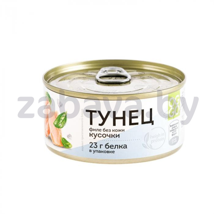 Тунец Oggo, филе-кусочки в собственном соку, 170 г