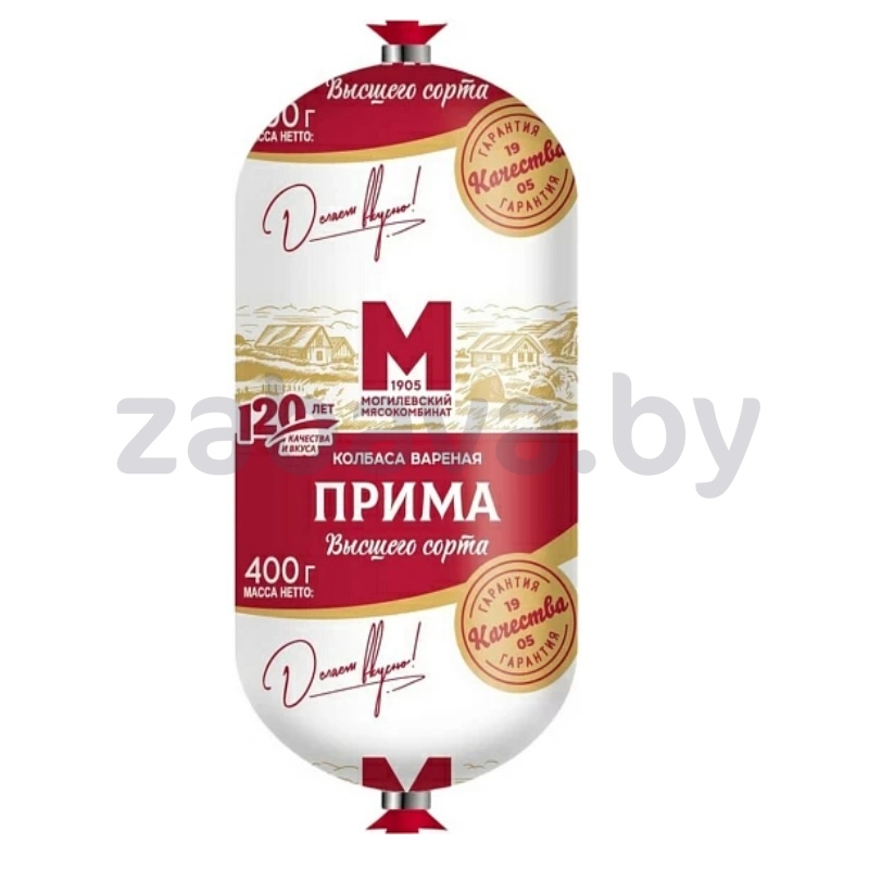 Колбаса вар. «Прима», в/с, «Могилевский» МК, 400 г