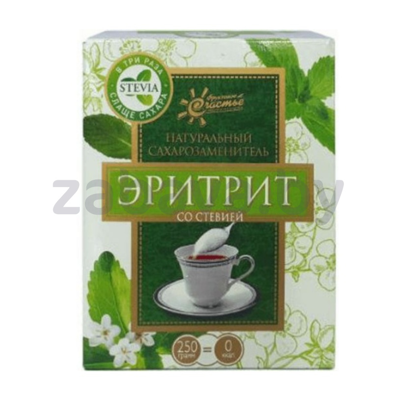 Сахарозаменитель «Фруктовое счастье» «Эритрит», со стевией, 250 г