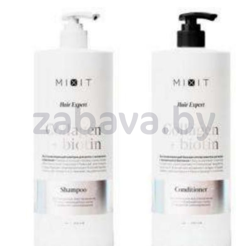 Шампунь/бальзам для волос Mixit, Collagen & Biotin, 1 л 