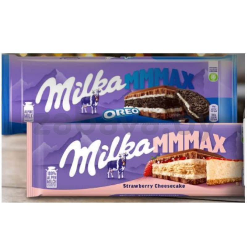Шоколад Milka Oreo или клубничн. чизкейк, 300 г