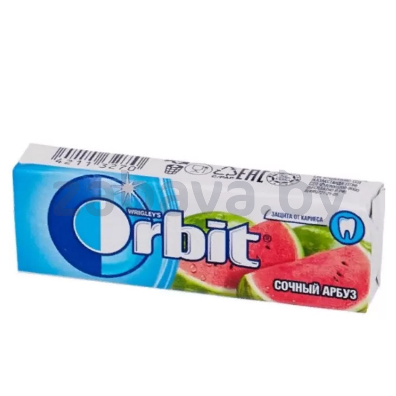 Жевательная резинка Orbit, 13,6 г, в ассорт.