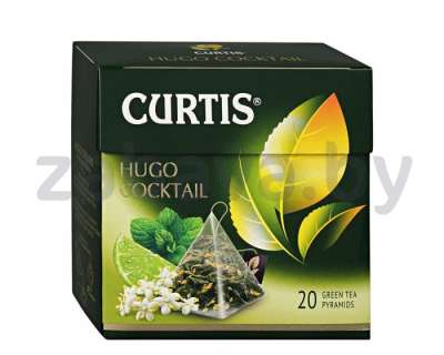Чай Curtis Hugo Cocktail зеленый, 20 пакетиков