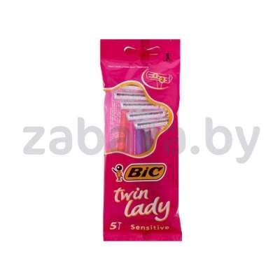 Бритвенный станок Bic Twin Lady Sensetive, 5 шт.