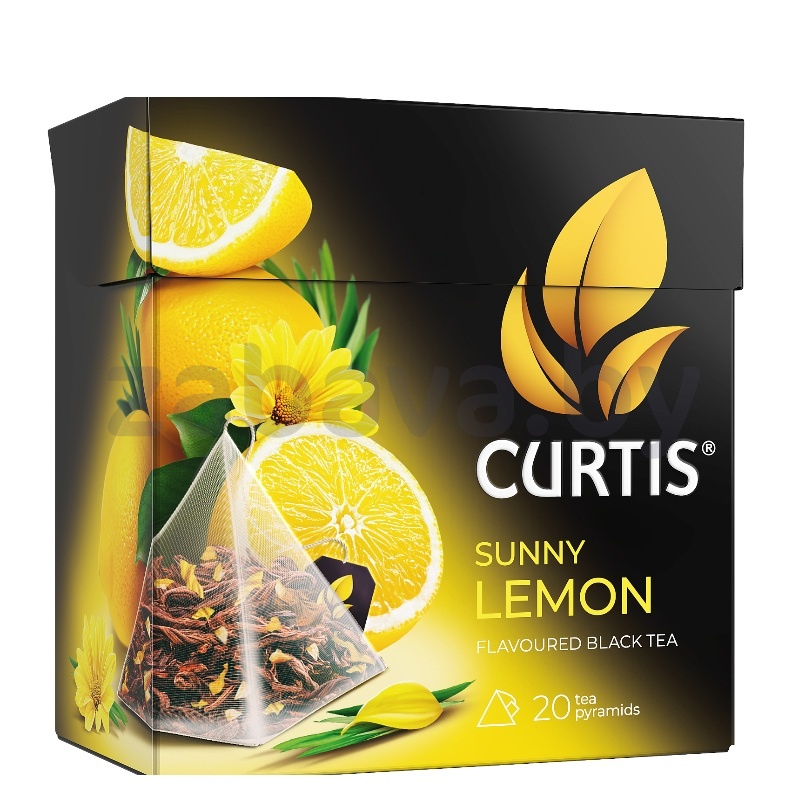 Чай Curtis черный, Sunny Lemon, 20 пир.