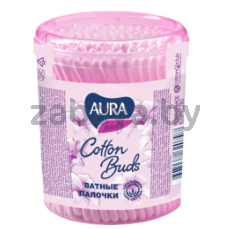 Ватные палочки Aura, 100 шт.