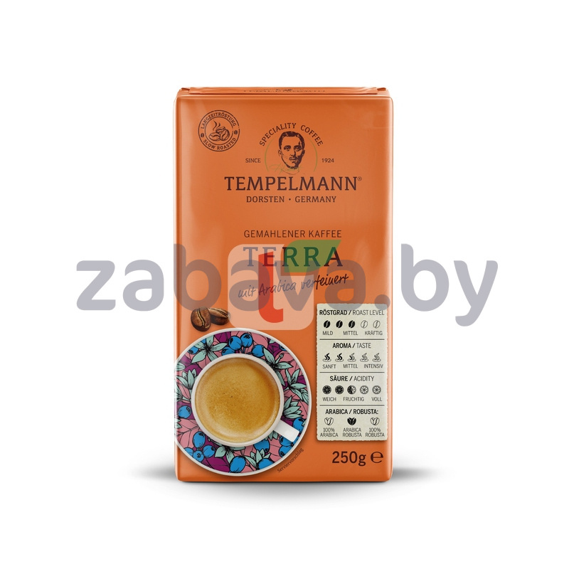 Кофе Tempelmann Terra, молотый, 500 г - цена по скидкам и акциям в ...