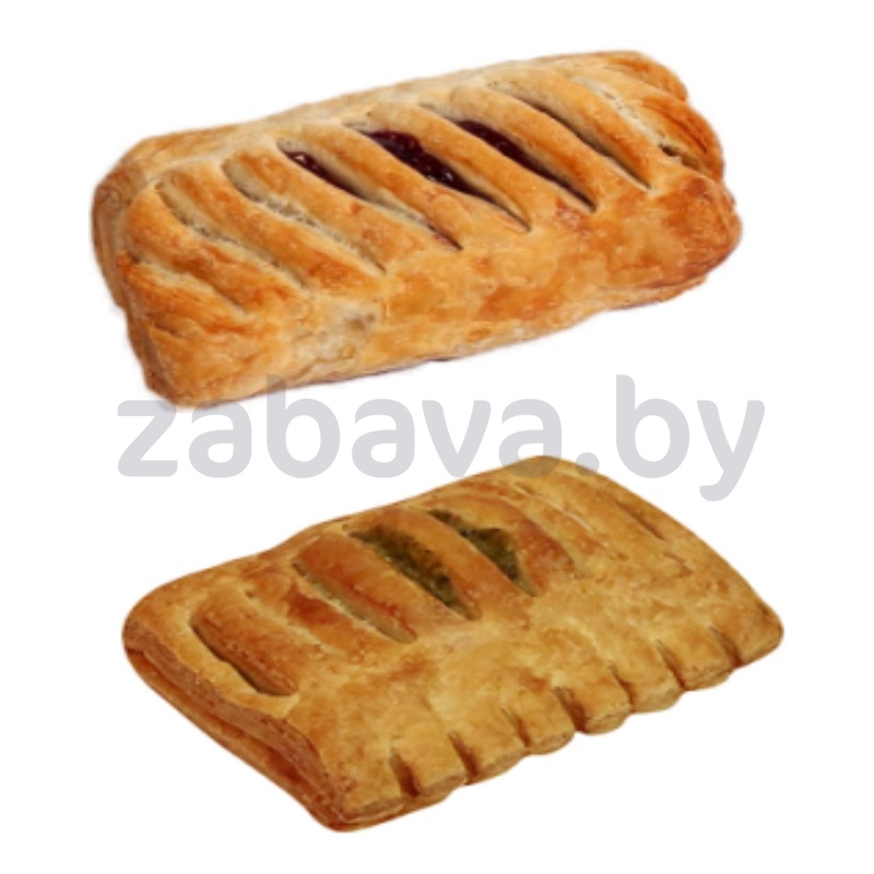 Слойка с начинкой вишня/шпинат, 80 г