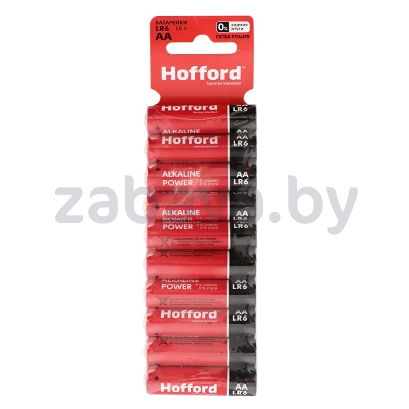 Батарейки Hofford Extra Power, AA, 10 шт.
