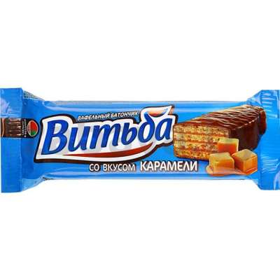 Вафельный батончик «Витьба» со вкусом карамели, 35 г