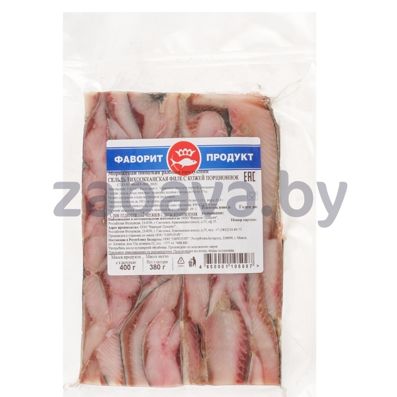 Сельдь «Фаворит-продукт», филе замор., 400 г