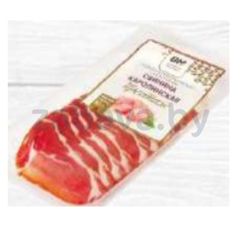 Свинина «Каролинская престиж», с/к, в/у, «Волковысский» МК, 90 г