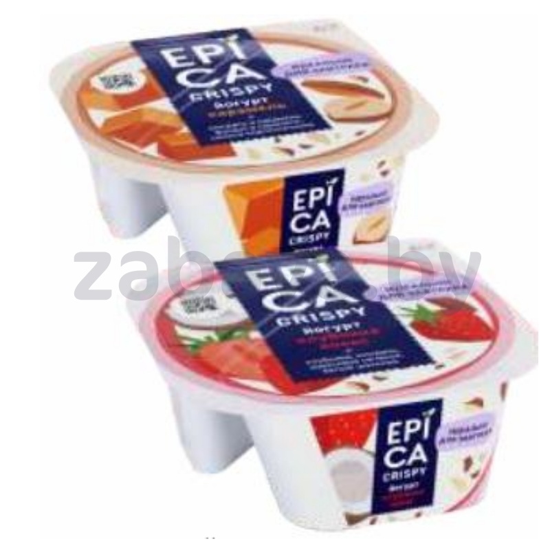 Йогурт Epica Crispy, 138/140 г, в ассорт.