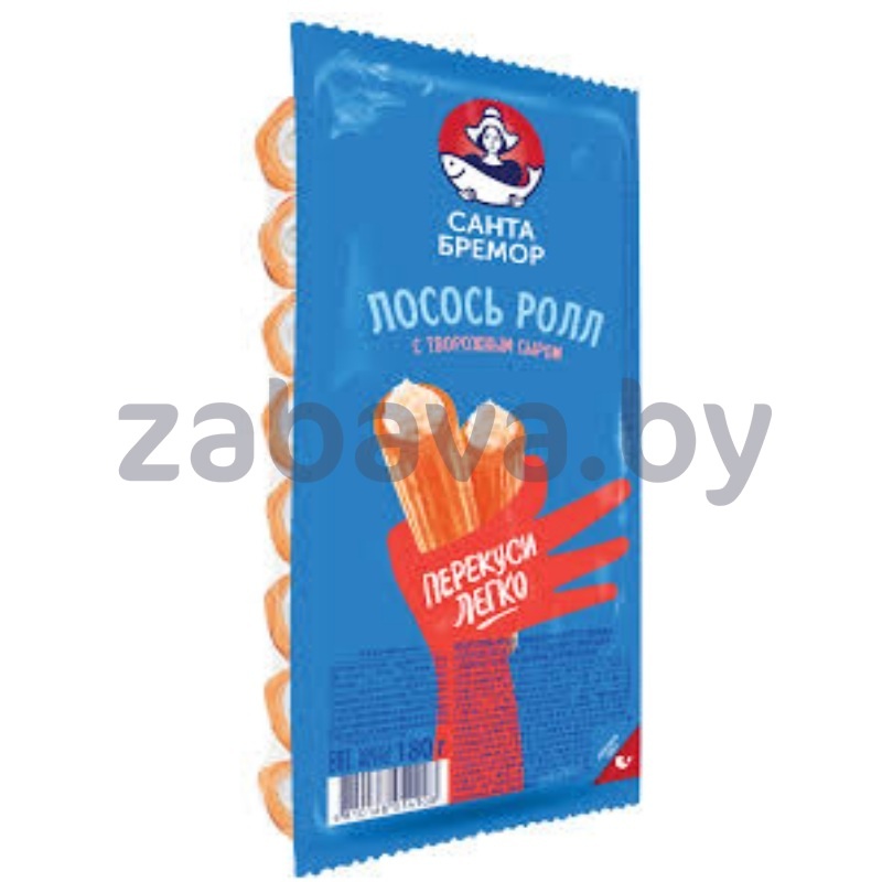 Лосось-ролл «Санта Бремор» с творожным сыром, 180 г