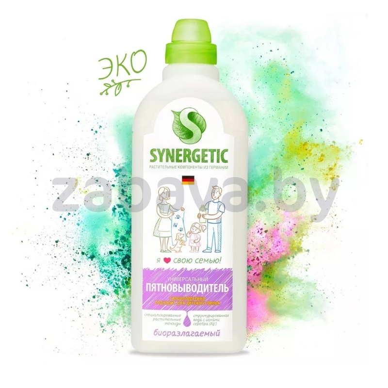 Пятновыводитель Synergetic, универс., 1 л