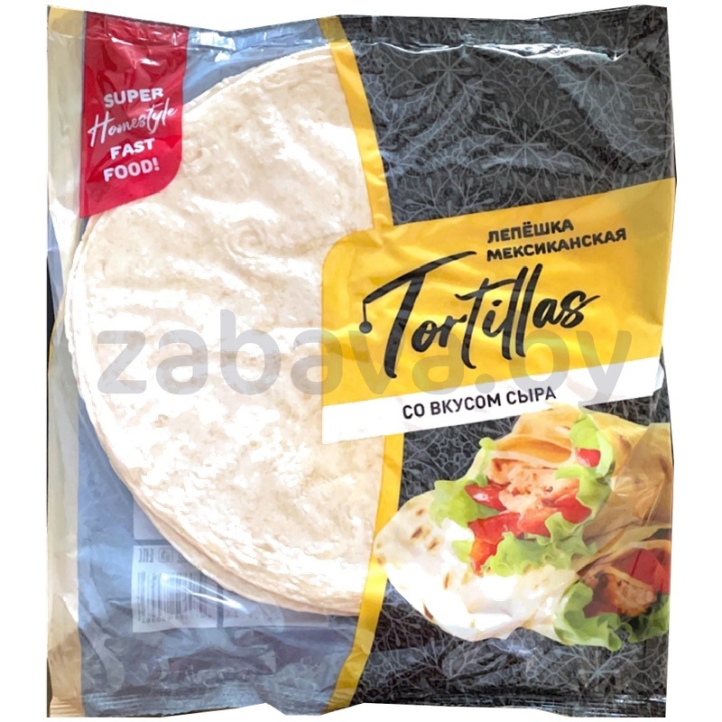 Лепешка Tortillas, с сыром, 276 г