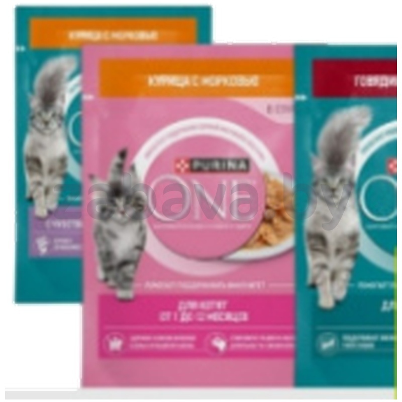 Корм для кошек Purina One, 75 г, в ассорт.