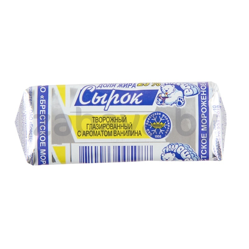 Сырок творожный «Тимоша» с ванилином, глазир., 15%, 45 г