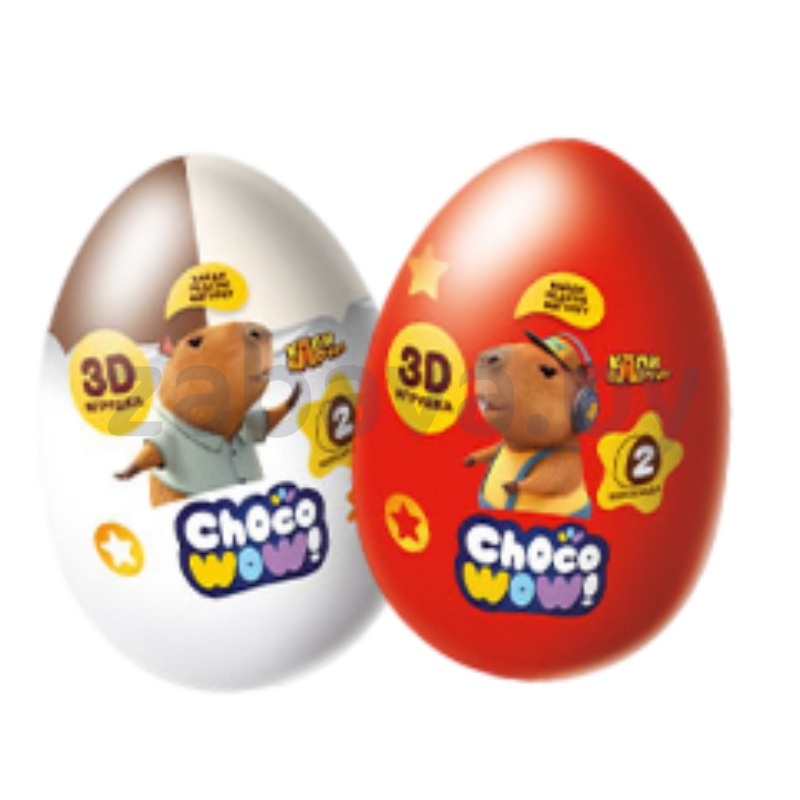 Яйцо шоколадное Choco Wow!, с подарком, 20 г