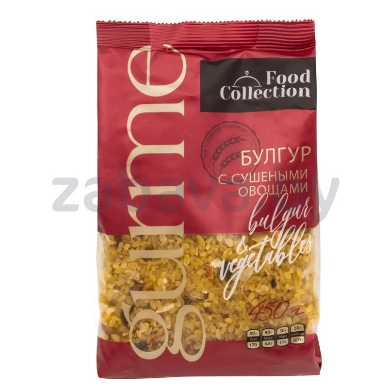 Булгур Food Collection, с суш. овощами, 450 г
