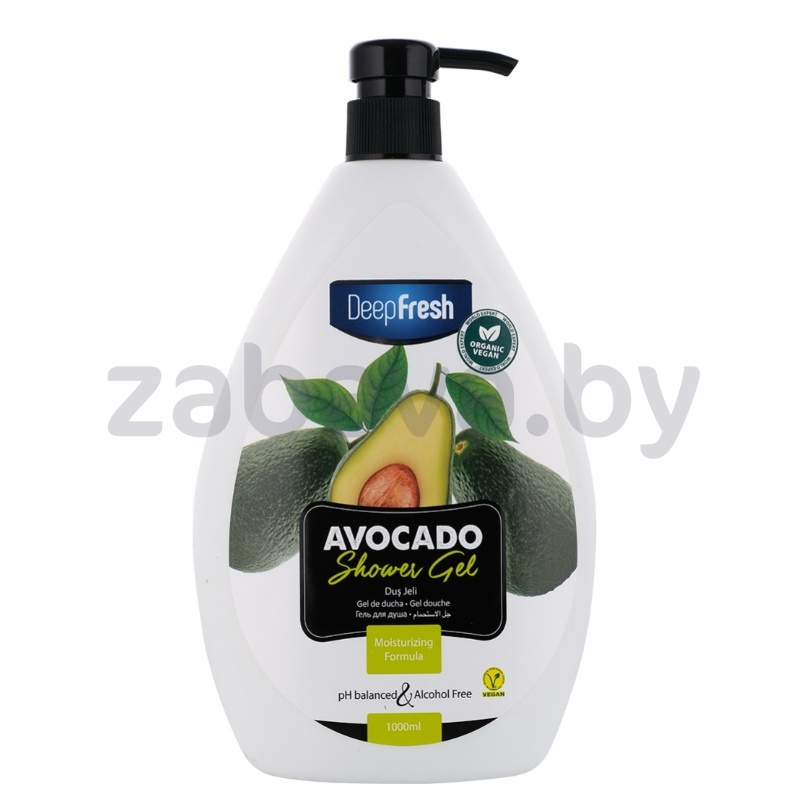 Гель для душа Deep Fresh Avocado, авокадо, 1 л