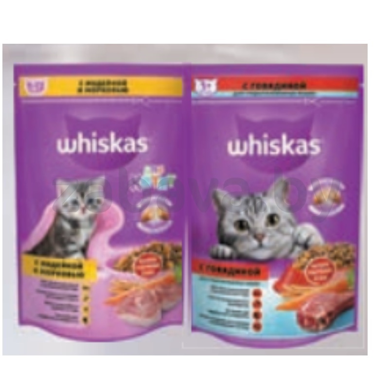 Корм Whiskas, 350 г, в ассорт.