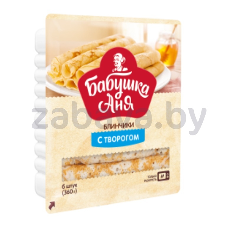 Блинчики «Бабушка Аня» с творогом, 360 г