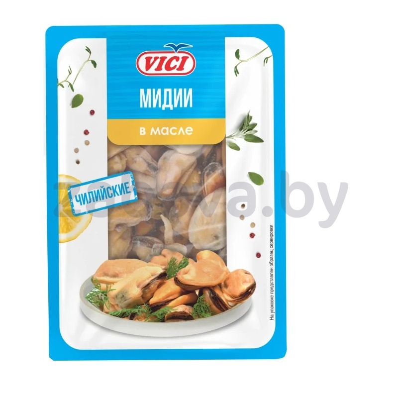 Мидии Vici чилийские, пресервы, в масле, 150 г