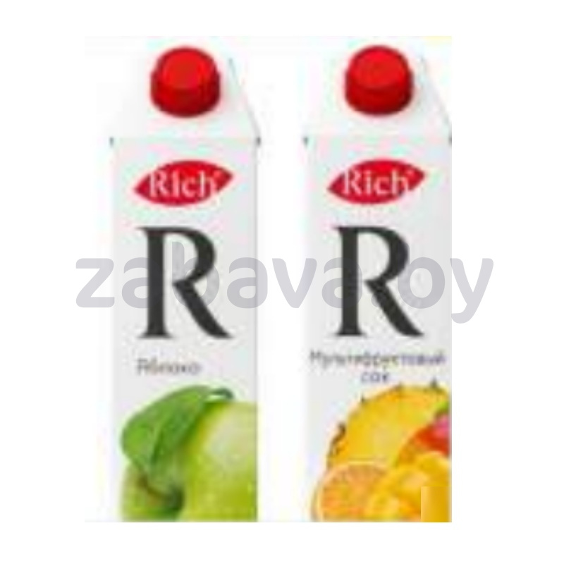 Сок Rich, мультифрукт/яблоко, 1 л