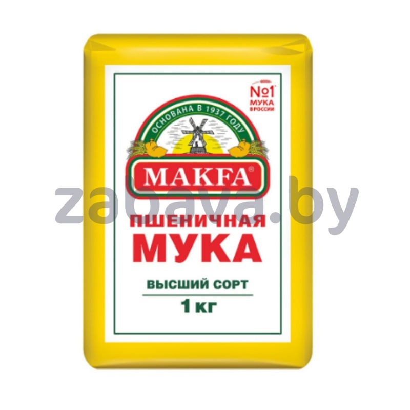 Мука пшеничная Makfa, в/с, 1 кг