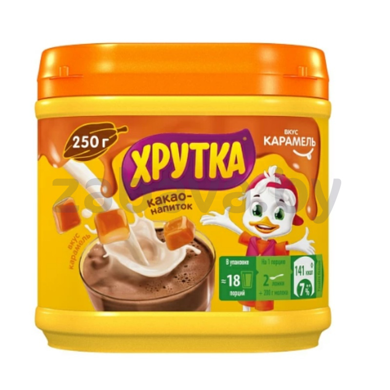 Какао-напиток Nestle Nesquik «Хрутка» карамель, быстрораств., 250 г