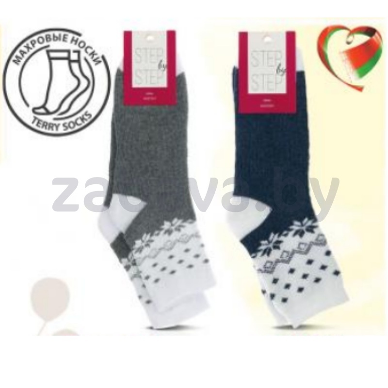 Носки женские Step By Step Active, махровые, р-р 23-25