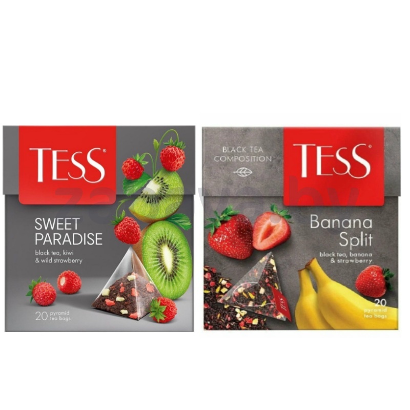 Чай Tess Banana Split или Sweet Paradise, 20 пир.