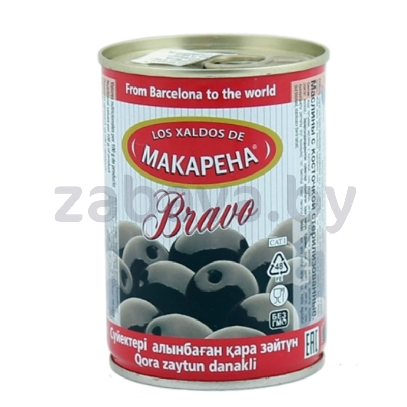 Маслины «Макарена» Bravo, с/к, 300 мл