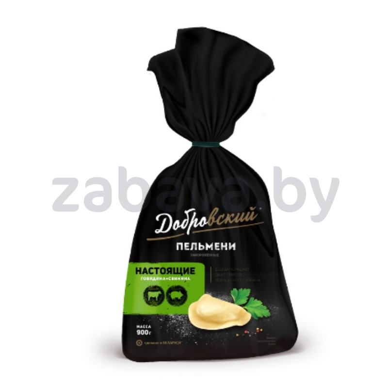 Пельмени «Добровский», отборные, зам., свинина-гов., 900 г