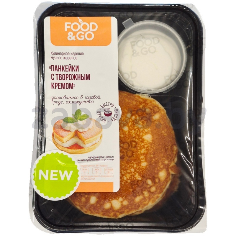Панкейки с творожным кремом Food&Go, 160 г