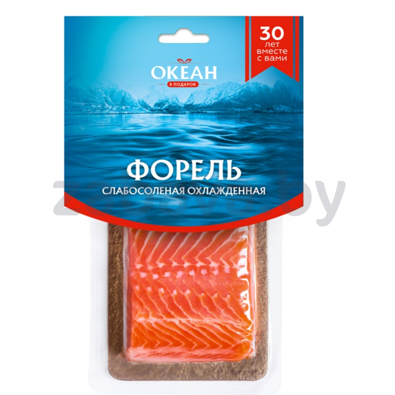 Форель «Океан в подарок», с/с, филе-кусок, с кожей, 300 г