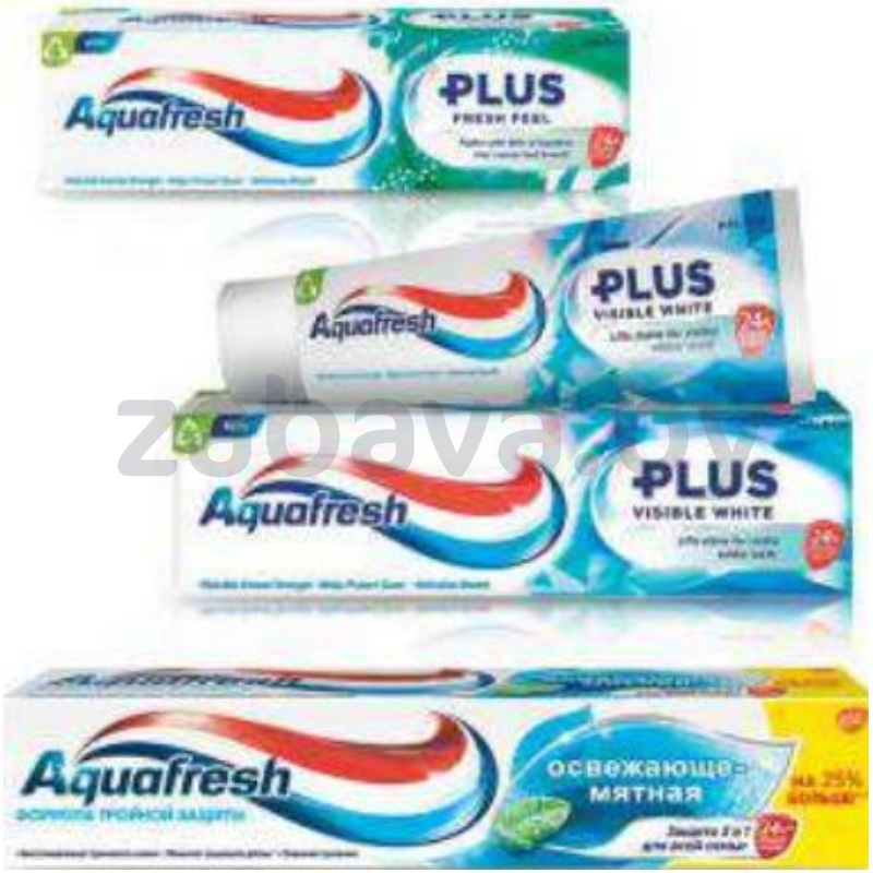 Зубная паста Aquafresh, 75/125 мл, в ассорт.