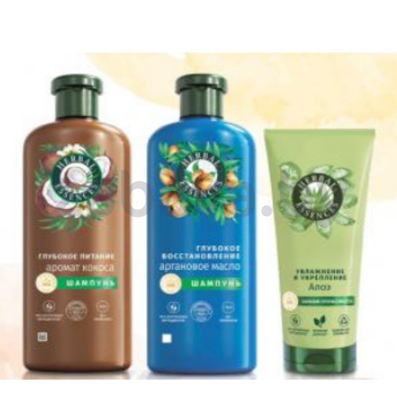 Шампунь/бальзам для волос Herbal Essences, 350/250 мл