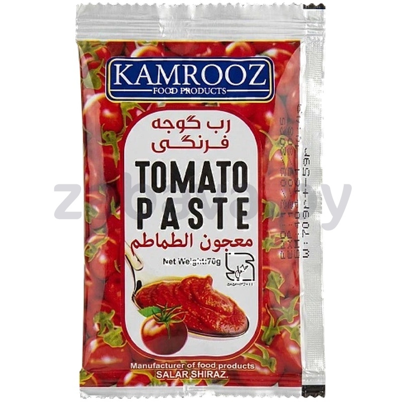Паста томатная конс. стерил. Kamrooz, 70 г