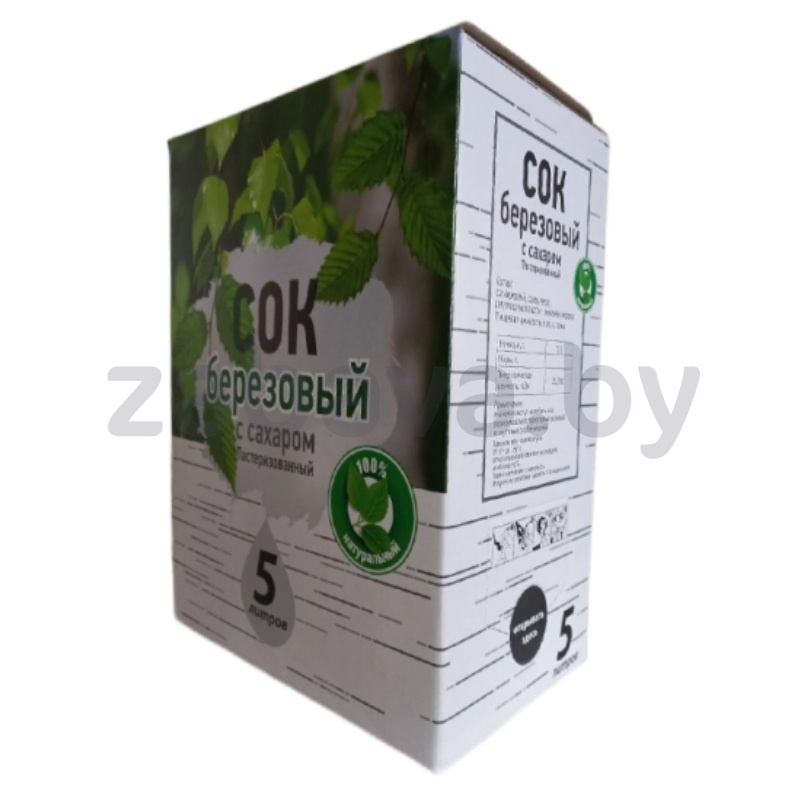 Сок березовый Apple Line, с/сах., паст., 5 л