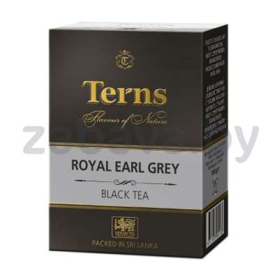 Чай Terns Royal Earl Grey, вкус бергамота, 100 г